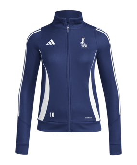 adidas Tiro 24 Trainingsjacke Damen Blau Hockey Logo