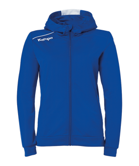 Kempa Player Kapuzenjacke Damen Blau Weiss F04 - blau