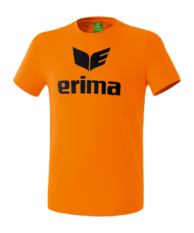 Erima Promo T-Shirt Kids Orange Schwarz - orange