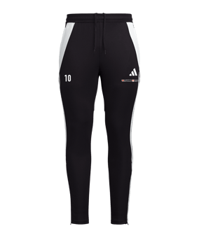 adidas Tiro 24 Trainingshose Schwarz Weiss
