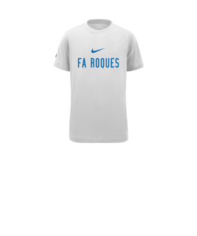 T-shirt Nike Park 20 enfants Blanc noir F100 