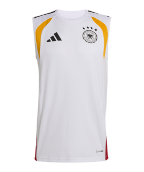 adidas DFB Deutschland Tiro Sleeveless Trainingsshirt Weiß - weiss