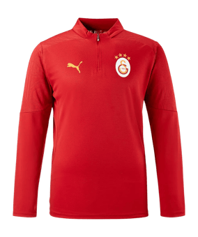 PUMA Galatasaray Istanbul 1/4 Zip Sweatshirt Rot F01 - rot
