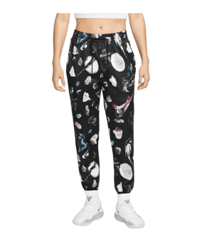 Nike Dri-Fit Standard Aop Jogginghose Damen Schwarz F010 - schwarz