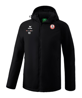 Erima Team Winterjacke Kids Schwarz