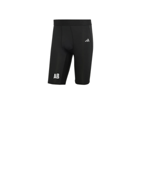 adidas Techfit Aeroready Tight Short Schwarz