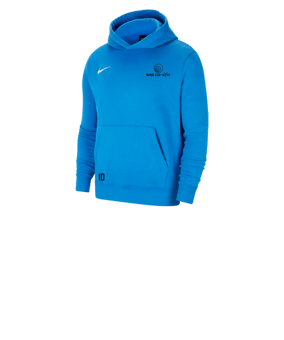 Nike Park 20 Fleece Hoody Kids Blau Weiss F463