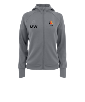 adidas Tiro 25 Travel Kapuzenjacke Damen Grau