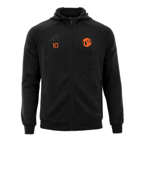 adidas Tiro 25 Travel Kapuzenjacke Schwarz