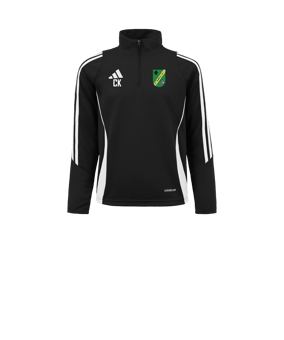 adidas Tiro 24 Trainingstop Kids Schwarz Weiss