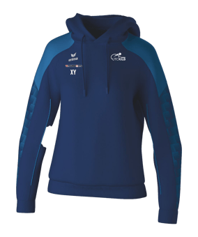 Erima EVO Star Hoody Damen Blau