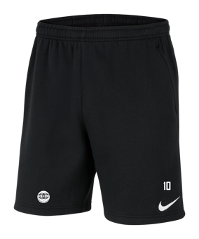 Nike Park 20 Fleece Short Kids Schwarz Weiss F010