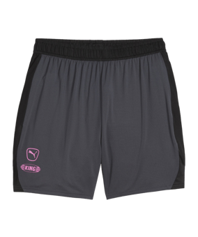 PUMA KING Pro Short Grau Schwarz F05 - grau