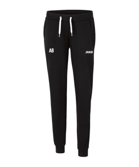 Jako Base Jogginghose Damen Schwarz F08