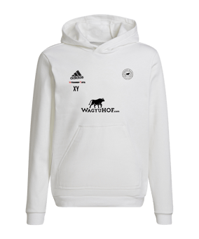adidas Entrada 22 Hoody Kids Weiss