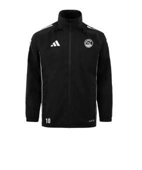 adidas Tiro 24 Regenjacke Schwarz Weiss