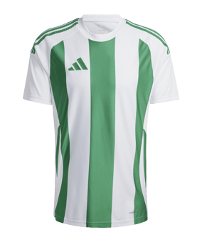 adidas Striped 24 Trikot Weiss Grün - weiss