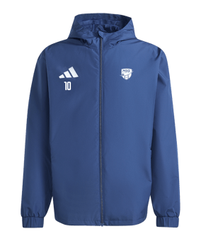 adidas Entrada 26 Regenjacke Dunkelblau