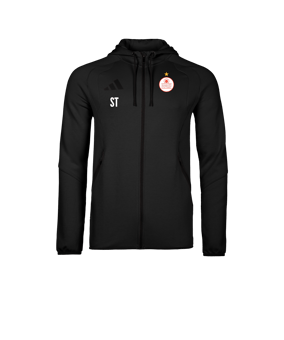 adidas Tiro Travel Hoody Schwarz