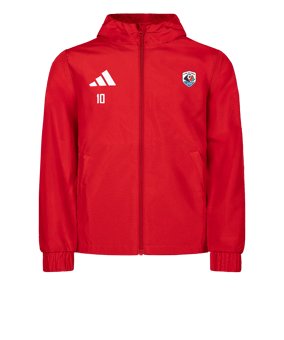 adidas Entrada 26 Veste de pluie Rouge 
