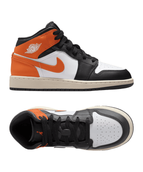 Nike Air Jordan 1 Mid Kids Schwarz F801 - schwarz