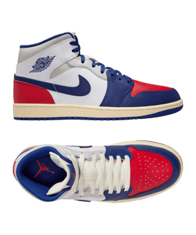 Nike Air Jordan 1 Mid Weiß F102 - weiss