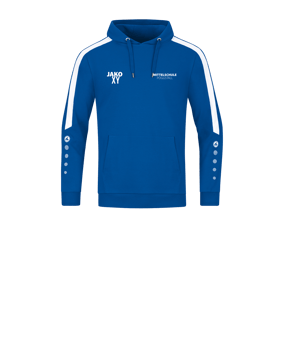 JAKO Power Hoody Kids Blau Weiss F400