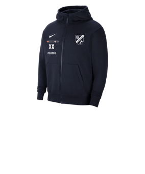 Nike Park 20 Fleece Kapuzenjacke Kids Blau F451