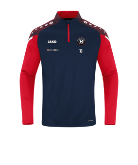 JAKO Performance Ziptop Blau Rot F909