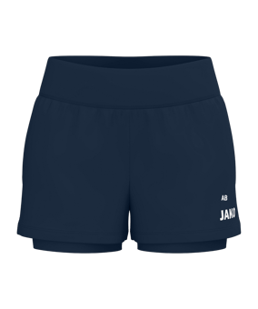 JAKO 2in1 One Short Damen Blau F900
