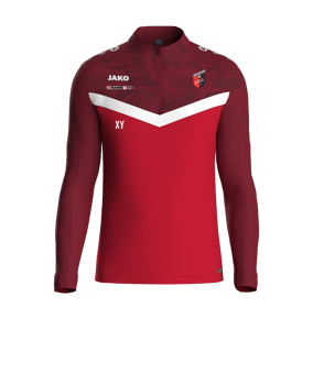 JAKO Iconic HalfZip Sweatshirt Rot F103