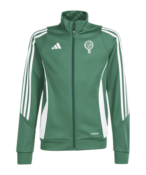 adidas Tiro 24 Trainingsjacke Kids Grün Weiss