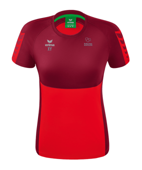 Erima Six Wings T-Shirt Damen Rot Dunkelrot