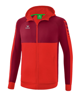 Erima SIX WINGS Kapuzenjacke Rot - rot