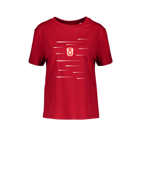 Merch Muser T-Shirt Women Red | #lines