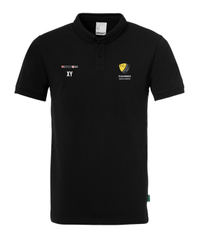 uhlsport Essential Prime Poloshirt Schwarz F01 