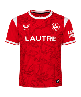 Castore 1. FC Kaiserslautern Maillot Home 2026/2027 Enfants Rouge - rouge