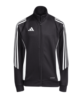 adidas Tiro 24 Trainingsjacke Kids Schwarz Weiss - schwarz