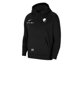 Nike Park 20 Fleece Hoody Kids Schwarz Weiss F010