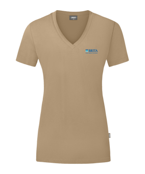 JAKO Organic T-Shirt Damen Beige F380