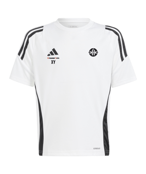 adidas Tiro 24 Trikot Kids Weiss Schwarz