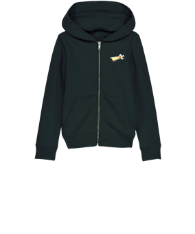 Merch Mini Cultivator 2.0 Zip-Hoodie Kids Black | #justlogo4c