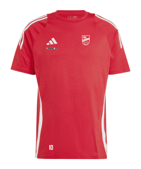 adidas Tiro 24 T-Shirt Rot Weiss