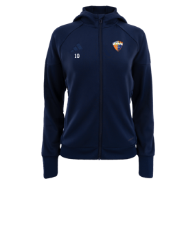 adidas Tiro 25 Travel Veste à capuche Femmes Bleu 
