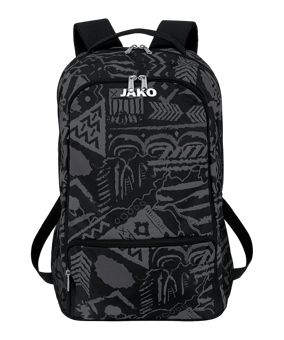 JAKO Tropicana Rucksack Schwarz Grau F801 - schwarz