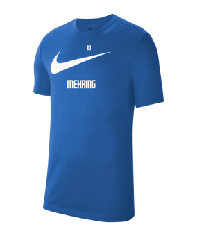 Nike Park 20 T-Shirt Swoosh Blau Weiss F463