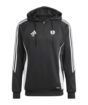 Sweat à capuche adidas Tiro 24 noir blanc 