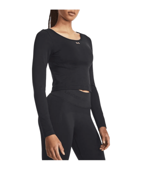 Under Armour Vanish Seamless T-Shirt Damen Schwarz F001 - schwarz