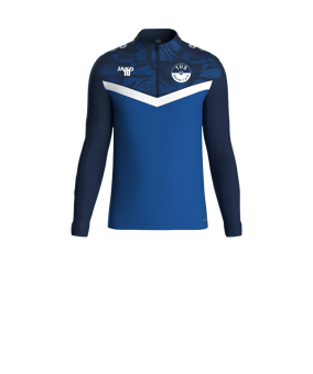 JAKO Iconic HalfZip Sweatshirt Kids Blau F403