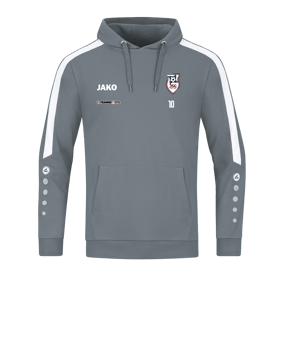 JAKO Power Hoody Grau Weiss F840